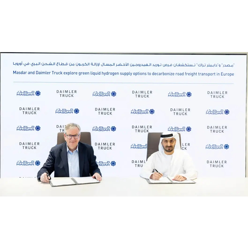 Το Daimler Trucks, σε συνεργασία με το Masdar, σχεδιάζει να εξάγει πράσινο υγρό υδρογόνο στην Ευρώπη